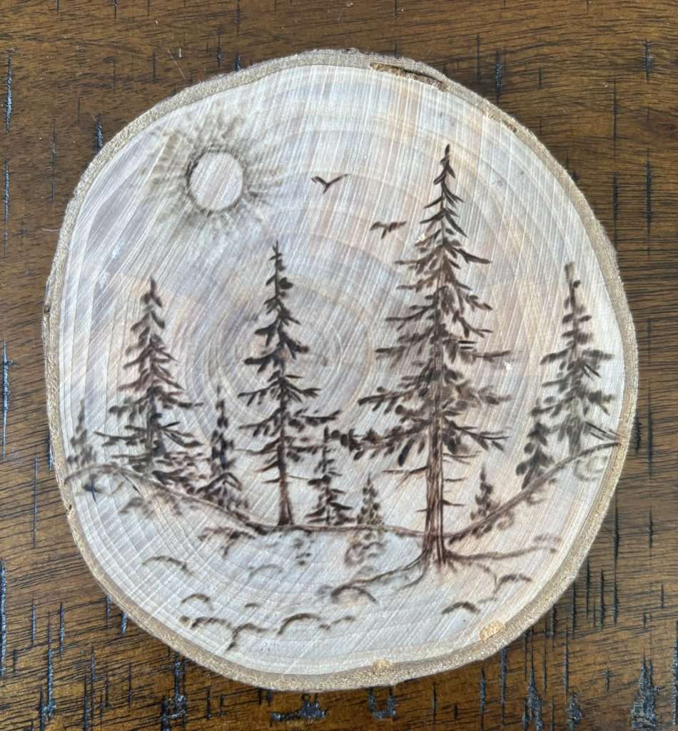 “Pyrography Ornaments”: Wood Burning for Beginners with Tracie Doerner
