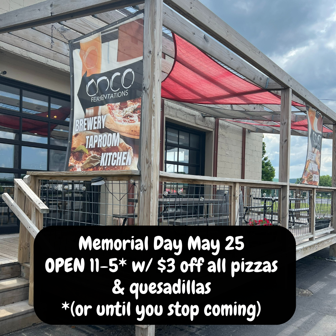 Bring the family to ONCO for Memorial Day!