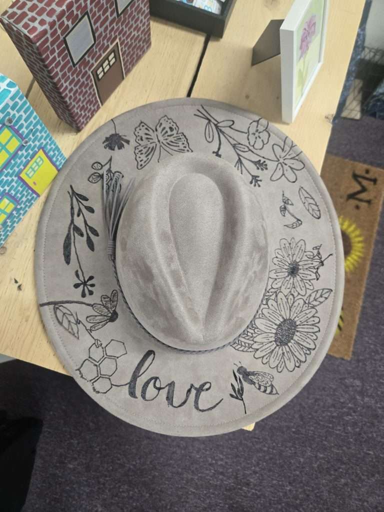 “Hat Design” with Wood Burning Tools with Crissy McGinness