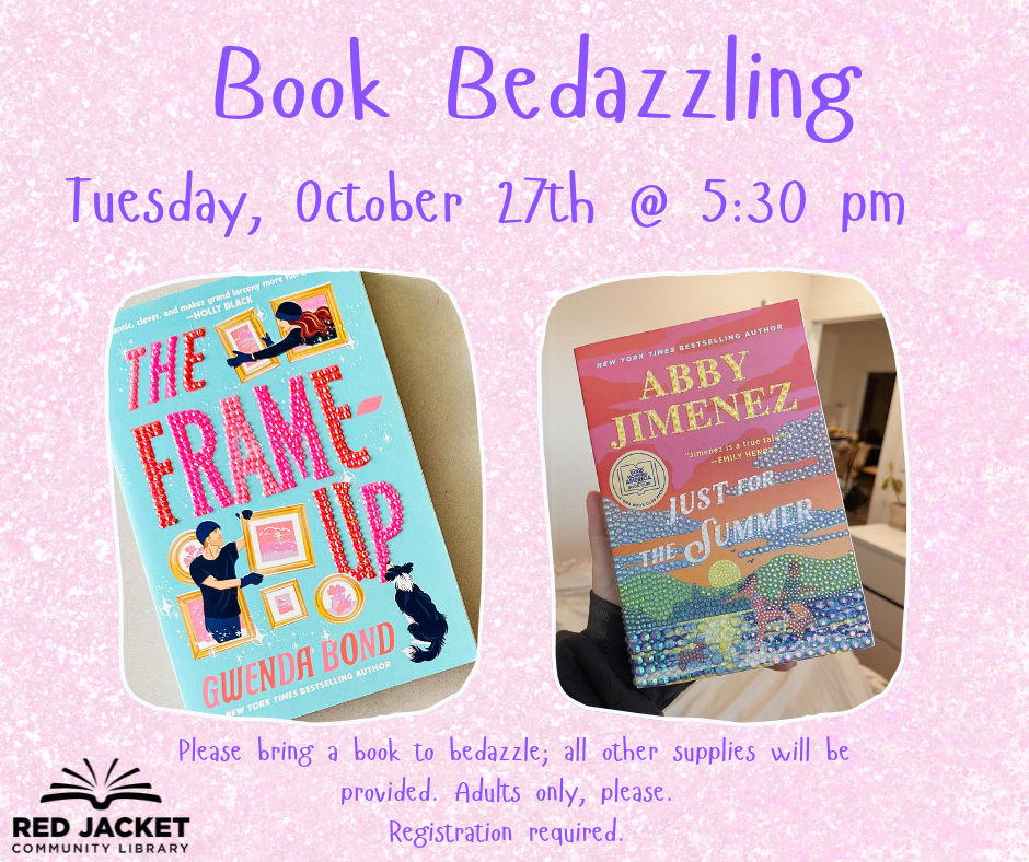 Book Bedazzling for Adults