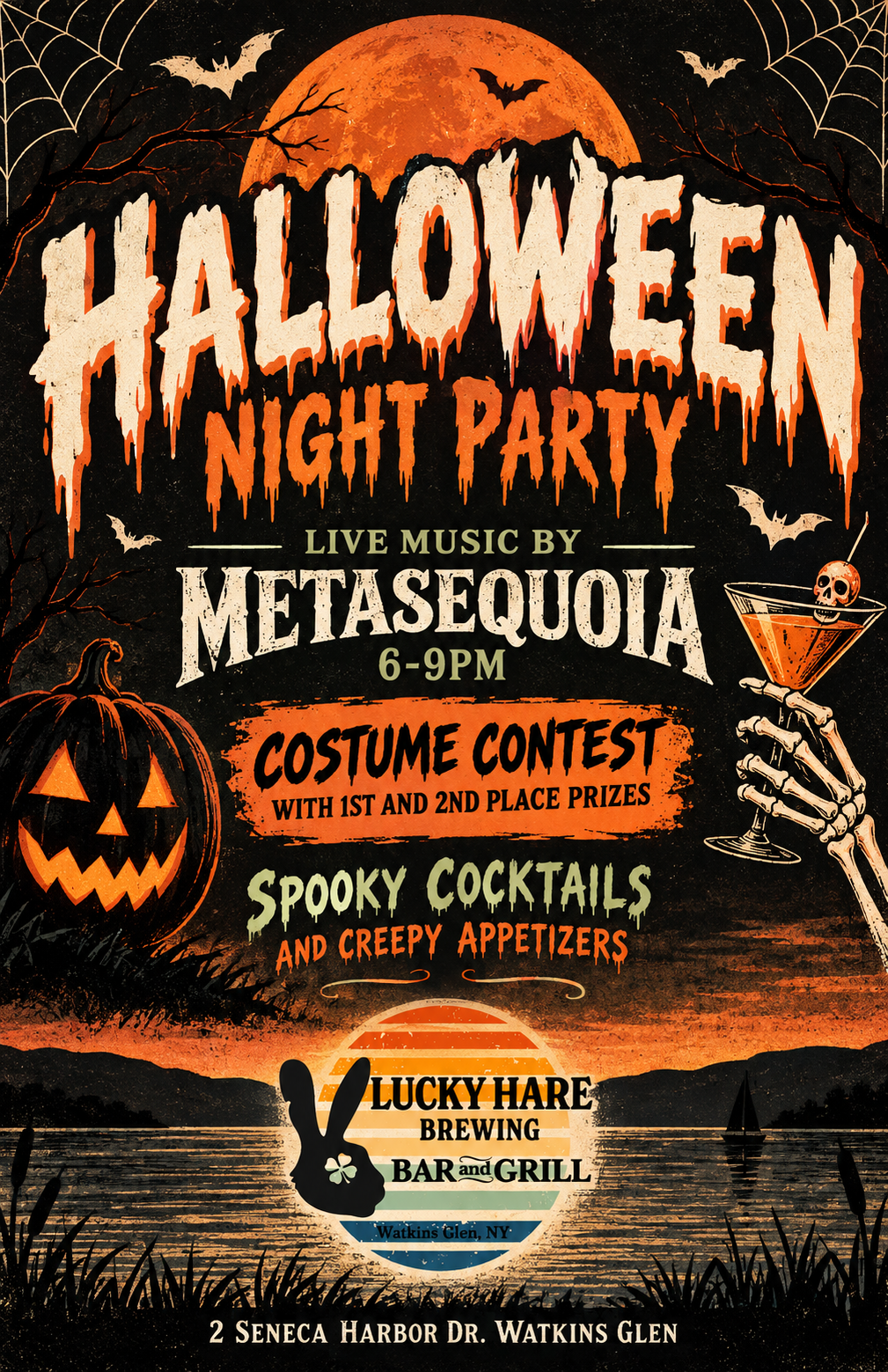 Halloween night party