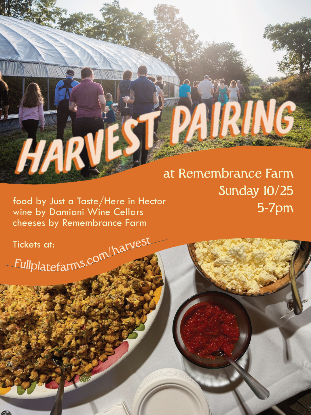 Harvest Pairing at Remembrance Farm
