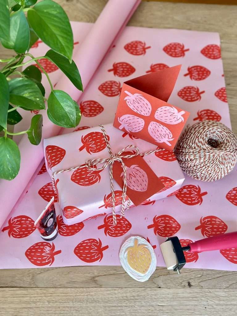 “It’s a Wrap!” Printmaking Stationary & Wrapping paper with Lourdes Lopez-Isa