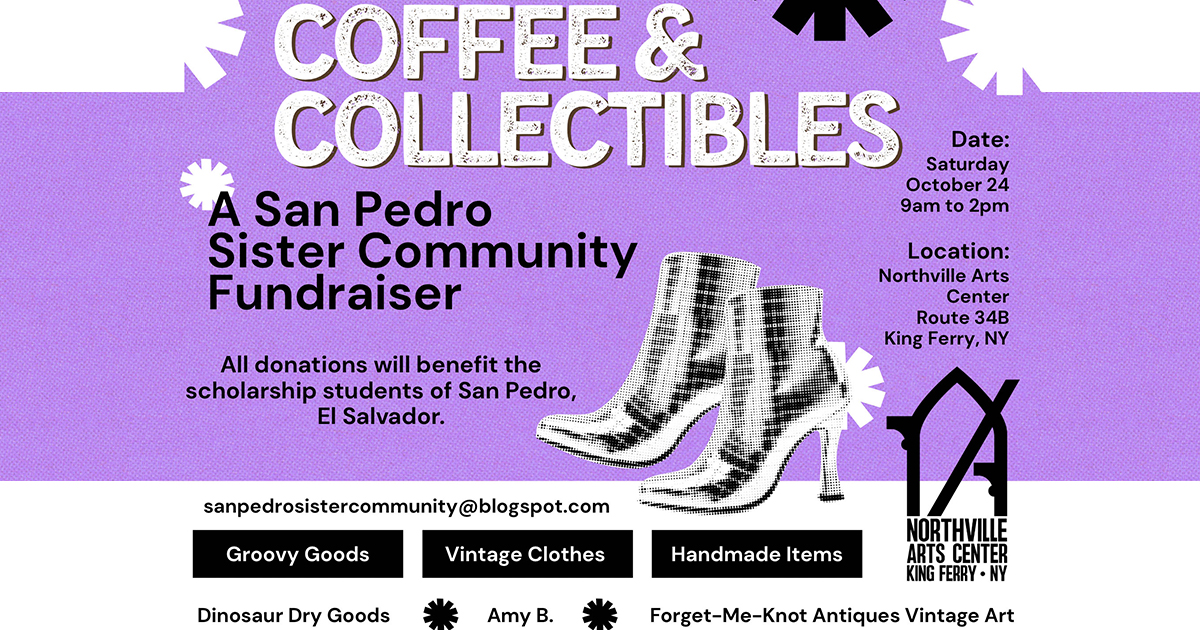 Coffee & Collectibles: A San Pedro Sister Community Fundraiser