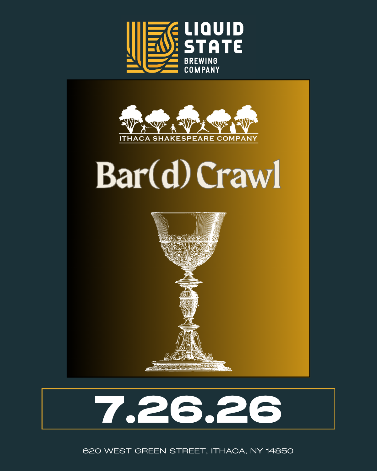 Ithaca Shakespeare Company Presents: Bar(d) Crawl
