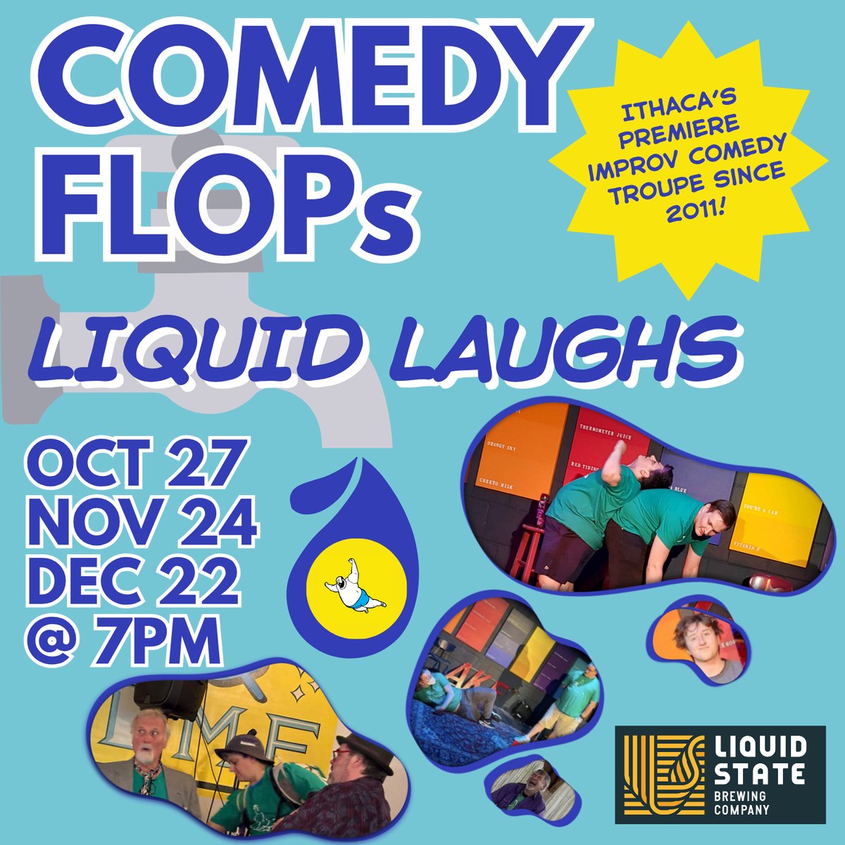 Comedy Flops: Liquid Laughs