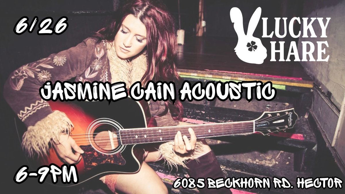 Live music by Jasmine Cain
