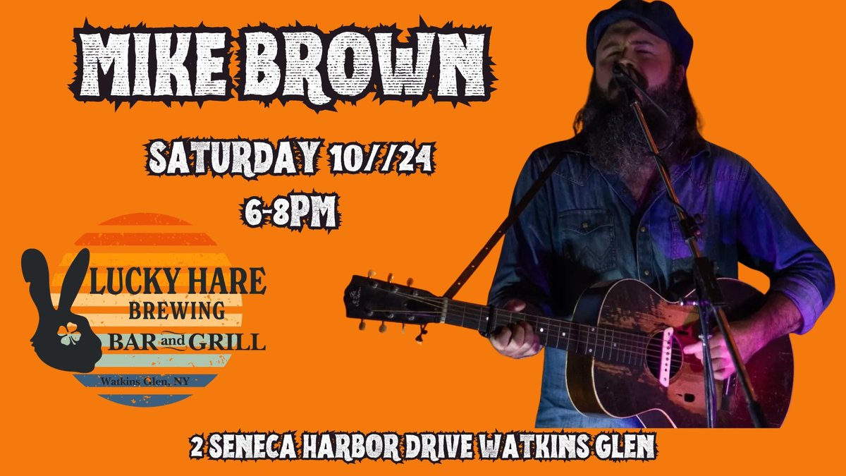 Live music by Mike Brown!