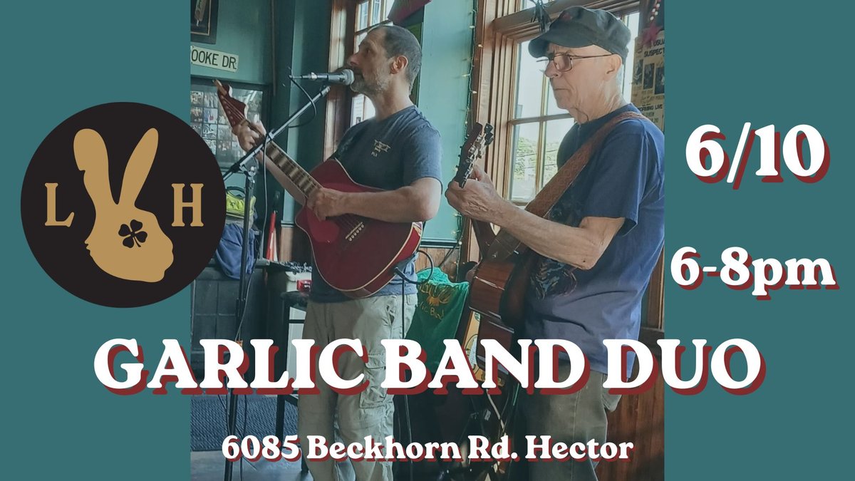 Live music by the Garlic Band Duo