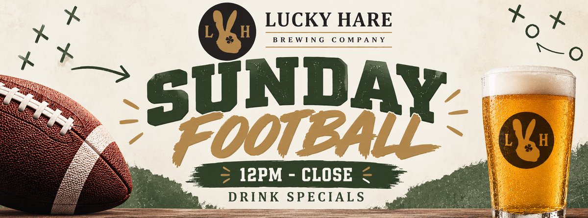 Sunday football at Lucky Hare Hector