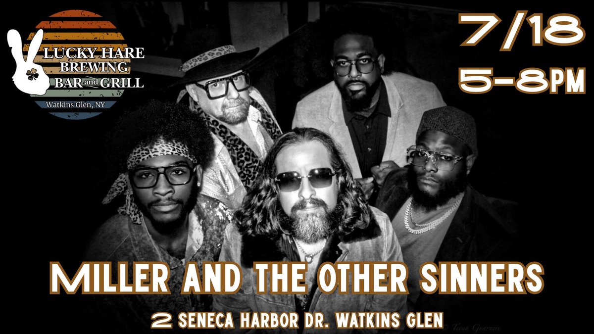 Live music by Miller and the Other Sinners!