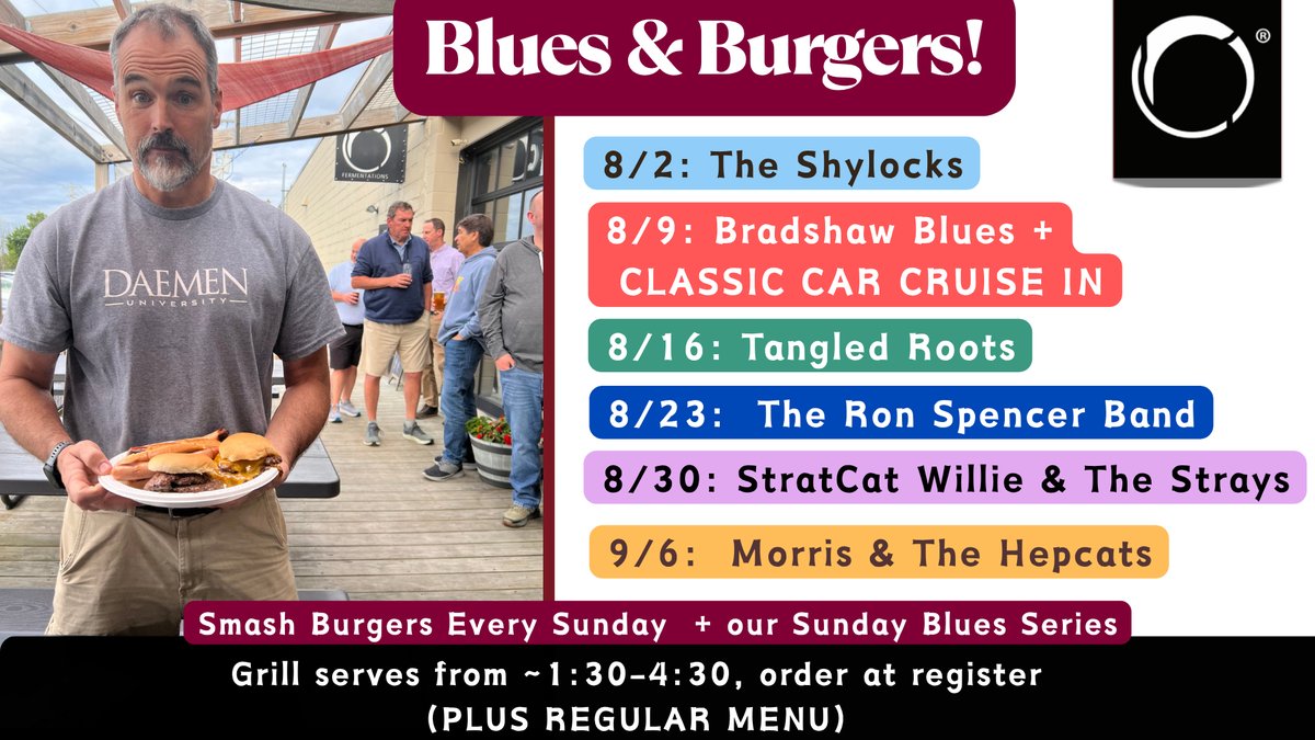Blues & Burgers / SUNDAY BLUES SERIES