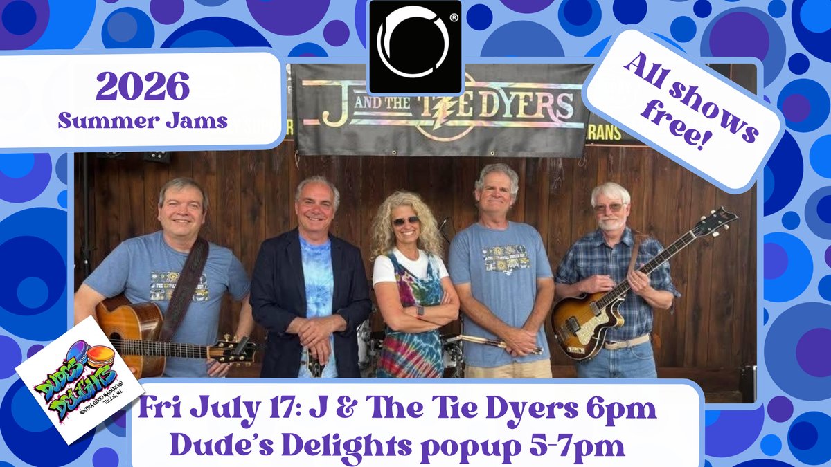 Summer Jam Sessions 2 of 4: J & The Tie Dyers
