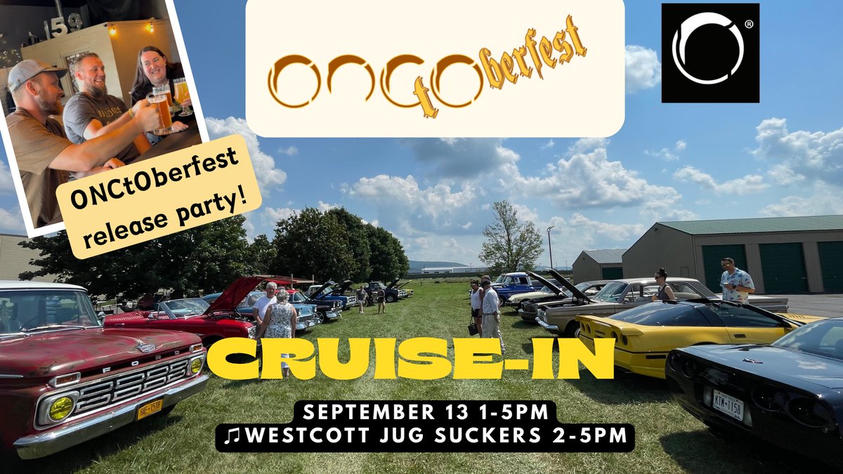 ONCtOberfest / Classic Car Cruise-In w/The Westcott Jug Suckers!