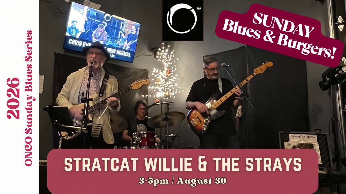 Blues & Burgers / SUNDAY BLUES SERIES: StratCat Willie & The Strays