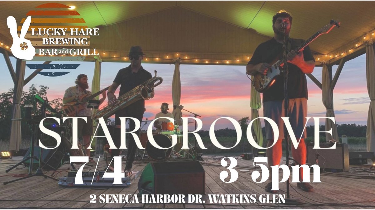 Live music by Stargroove!