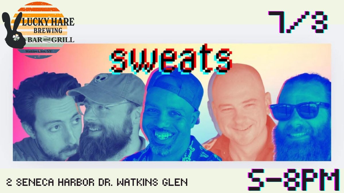Live music by Sweats!