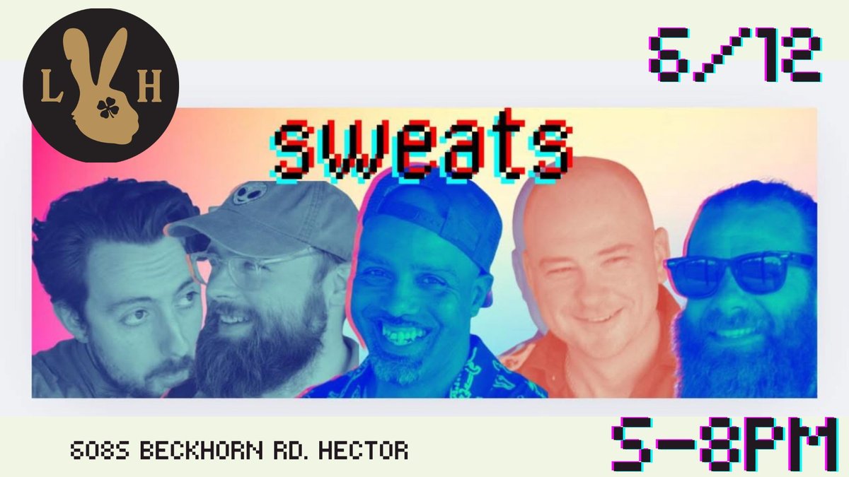 Live music by Sweats!