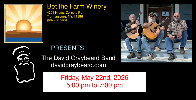 Fourth Friday in May with The David Greybeard Band